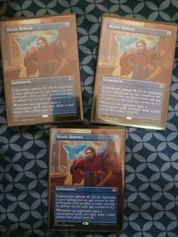 Mystic Remora (Borderless) Dominaria Remastered Regular x3 - Image 1