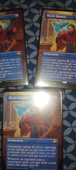 Mystic Remora (Borderless) Dominaria Remastered Regular x3 - Image 2