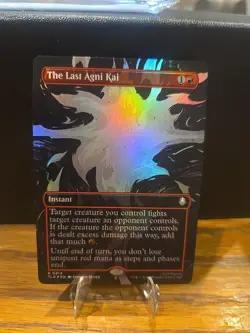 MTG The Last Agni Kai (Borderless Foil) Avatar the Last Airbender 314 NM - Image 1