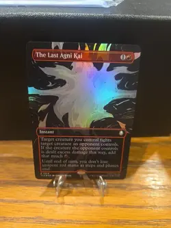 MTG The Last Agni Kai (Borderless Foil) Avatar the Last Airbender 314 NM - Image 2