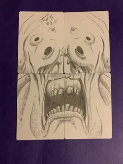 MTG Magic Plague Wind Signed Artist Proof Set W/Sketch X4 Masters 25 Pollack - Image 2