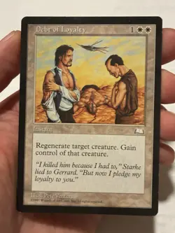 MTG Magic the Gathering English Debt of Loyalty 1997 Weatherlight LP - Image 3