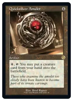 Quicksilver Amulet (NM) Cheat Creature MTG Discount: 5+ Magic Singles - Image 1