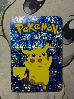 Pokemon Nintendo Pocket Monsters Vending Prism Holo Sticker Pikachu - Image 1