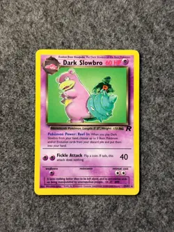 Pokemon TCG Team Rocket Dark Slowbro 29/82 Non-Holo Rare Card - Image 1