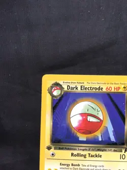 Pokemon Cards: Team Rocket 1st Edition Uncommon: Dark Electrode 34/82 - Image 2