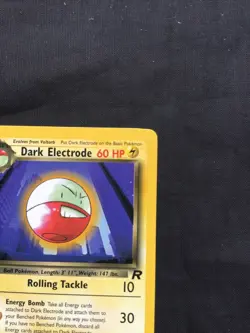 Pokemon Cards: Team Rocket 1st Edition Uncommon: Dark Electrode 34/82 - Image 3