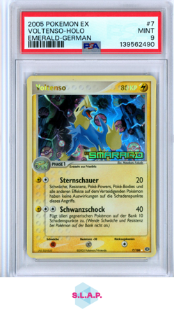 VOLTENSO-HOLO EMERALD-GERMAN POKEMON EX EMERALD 2005 7 PSA 9 - Image 1