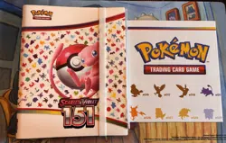 Pokemon TCG Scarlet and Violet 151 Empty Mew Binder Collection with Poster - Image 1