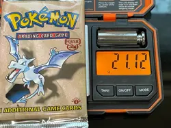1999 Pokemon 1st Edition Fossil Booster Pack Factory sealed - Aerodactyl - Image 2