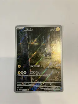 Pokemon TCG Blitzle Paradox Rift 195/182 Holo Illustration Rare NM/M Condition - Image 1