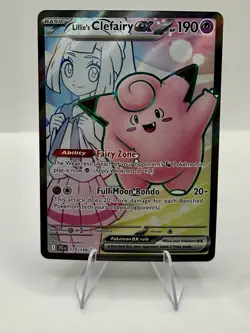 Pokemon TCG Lillie's Clefairy EX Journey Together 173/159 - Image 1