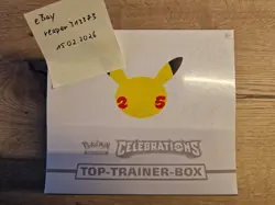Celebrations☆Top-Trainer-Box☆TTB☆ETB☆Deutsch/German☆Neu☆OVP☆Pokemon☆25Jahre - Image 1