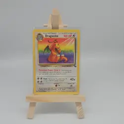 1999 Pokemon Fossil Dragonite 19/62 Graded non PSA - RAW - Image 1