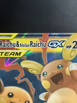 2019 Pokemon Sun Moon Cosmic Eclipse Raichu Alolan Raichu GX FA #54/236 NM - Image 5