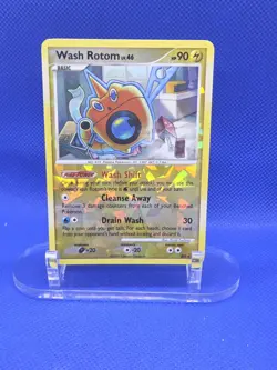 Pokemon Rising Rivals Wash Rotom RT5 Ultra Rare Reverse Holo LP -1 - Image 2