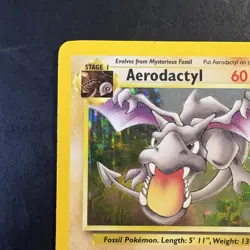 Pokemon Vintage Holo Aerodactyl 1/62 Fossil WotC 1999 - Image 2