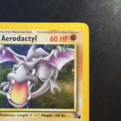 Pokemon Vintage Holo Aerodactyl 1/62 Fossil WotC 1999 - Image 3