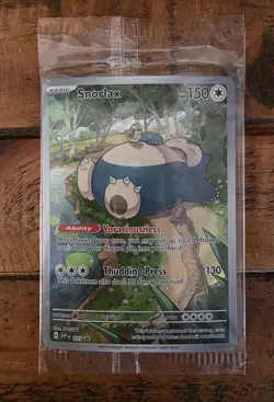 Pokemon Snorlax 051 Black Star Promo 151 Pokemon SEALED NM Scarlet & Violet - Image 1