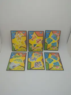 Pokemon Topps Movie Sticker Lot Set Charizard Pikachu Blastoise Venusaur Raichu - Image 1