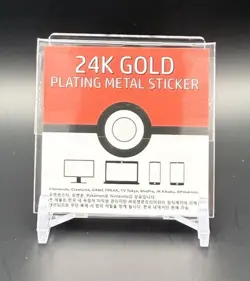 Pokemon Jolteon Sticker 24K Gold Plated Popping Candy SEALED RARE NM - Image 2