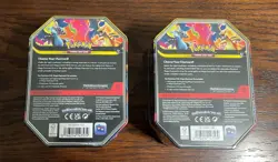 Pokemon TCG Mega Charizard X & Y EX Tins Sealed SET OF 2 - Image 5