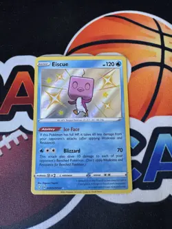 Pokemon TCG Eiscue Shining Fates: Shiny Vault SV035/SV122 Holo Shiny HOLO RARE - Image 1