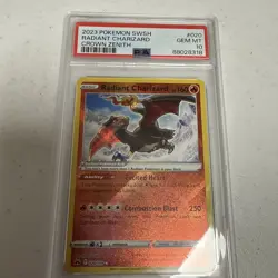 PSA 10 2023 Pokemon Sword And Shield Crown Zenith #020 Radiant Charizard - Image 3
