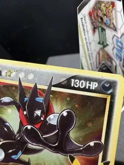 Pokemon TCG SWSH Celebrations Greninja SWSH144 Gold Star Black Star Promo DMG - Image 3