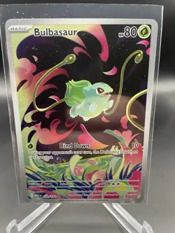 Pokemon TCG Mega Evolution Bulbasaur Illustration Rare 133/132 UNPLAYED - Image 1