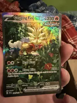 Gouging Fire ex 204/162 Special Illustration Rare Temporal Forces Pokemon TCG NM - Image 1