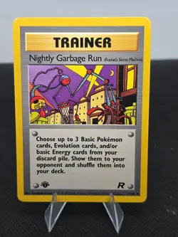Pokemon: Nightly Garbage Run 1st Edition #77/82 Team Rocket 2000 - LP - T192 - Image 1