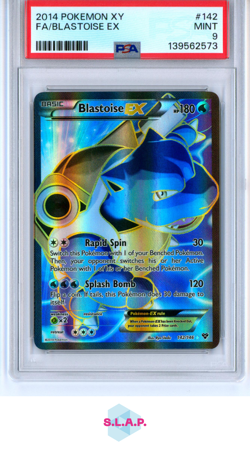 FA/BLASTOISE EX POKEMON XY 2014 142 PSA 9 - Image 1