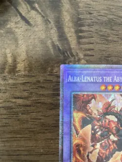 Yugioh! Alba-Lenatus The Abyss Dragon (DIFO-EN035) 1st Ed Starlight Rare NM/M - Image 3