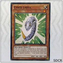 Cyber Larva - SDCR-EN007 - Common 1st Edition Yugioh - Image 1