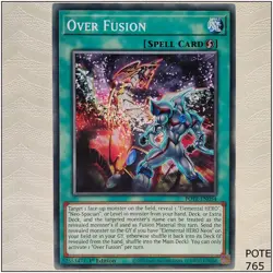 Over Fusion - POTE-EN054 - Common 1st Edition Yugioh - Image 1
