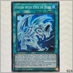 Vision with Eyes of Blue - BACH-EN050 - Super Rare 1st Edition Yugioh - Image 1