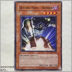 Destiny Hero - Dunker - PTDN-EN014 - Common Unlimited Yugioh - Image 1
