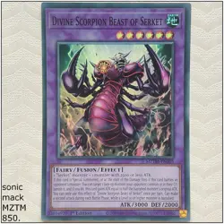 Divine Scorpion Beast of Serket - MZTM-EN005 - Super Rare 1st Edition Yugioh - Image 1