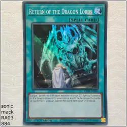 Return of the Dragon Lords - RA03-EN060 - 1st Edition Yugioh - Image 1