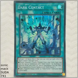 Dark Contact - SUDA-EN051 - Super Rare 1st Edition Yugioh - Image 1
