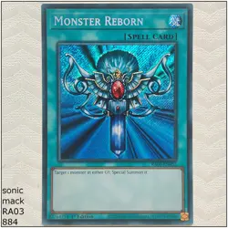 Monster Reborn - RA03-EN052 - 1st Edition Yugioh - Image 1