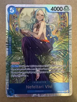 One Piece Card Game TCG Nefeltari Vivi EB03-024 Heroines SR M/NM Condition - Image 1