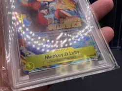 2023 One Piece English P-036 Monkey D Luffy OP04 Pre-Release - Winner PSA 9 MINT - Image 3