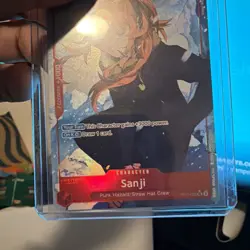 One Piece Sanji Parallel Alt Art OP10-005 SR Royal Blood Foil English - Image 3