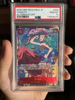2025 One Piece JPN EB02 Anime 25th Collection Yamato Alternate Art, PSA 10 - Image 1
