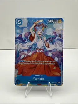One Piece TCG OP13 OP13-054 Yamato Alt-Art Blue SR English - Image 1