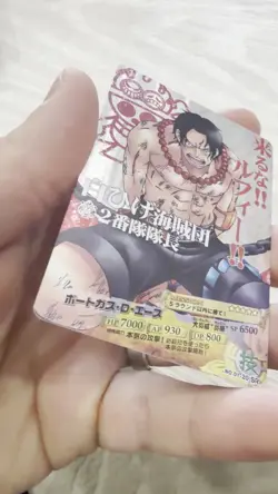 Ace 01-20 SE Metal Foil One Piece AR Carddass Bandai TCG CCG Japan - Image 2