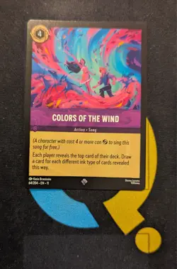 Colors of the WInd 64/204 Super Rare Disney Lorcana Winterspell - Image 1