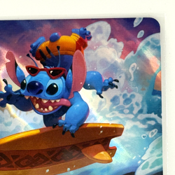 Lorcana Japanese Enchanted 206/204 Stitch Carefree Surfer Disney Japan - Image 5